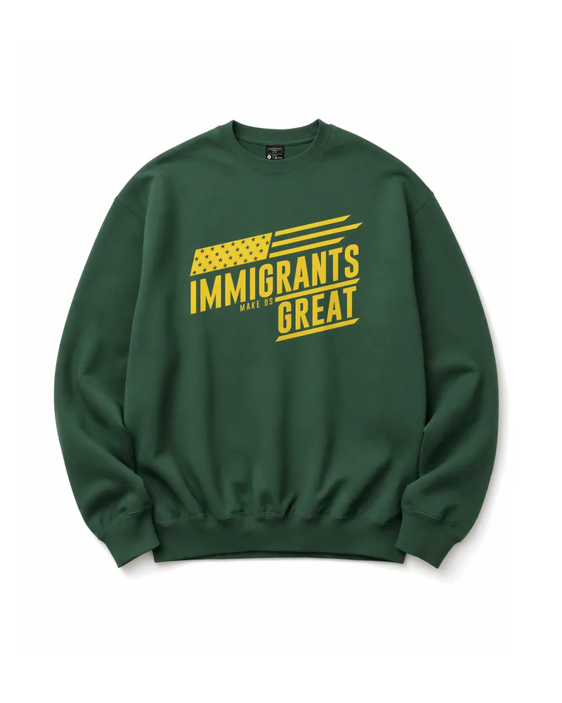 The Sovereign Crewneck · Vanguard, Legacy Green